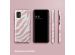 Selencia Coque arrière Vivid Samsung Galaxy A51 - Colorful Zebra Old Pink