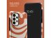 Selencia Coque arrière Vivid Samsung Galaxy A33 - Dream Swirl Orange