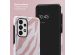 Selencia Coque arrière Vivid Samsung Galaxy A33 - Colorful Zebra Old Pink