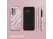 Selencia Coque arrière Vivid Samsung Galaxy A33 - Colorful Zebra Old Pink