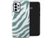 Selencia Coque arrière Vivid Samsung Galaxy A33 - Colorful Zebra Pine Blue