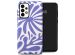 Selencia Coque arrière Vivid Samsung Galaxy A33 - Modern Bloom Sapphire Blue