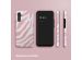 Selencia Coque arrière Vivid Samsung Galaxy A34 (5G) - Colorful Zebra Old Pink