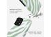 Selencia Coque arrière Vivid Samsung Galaxy A53 - Colorful Zebra Sage Green