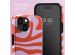 Selencia Coque arrière Vivid iPhone 15  - Dream Swirl Pink