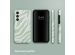 Selencia Coque arrière Vivid Samsung Galaxy A35 - Colorful Zebra Sage Green