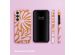 Selencia Coque arrière Vivid Samsung Galaxy A55 - Modern Bloom Pink
