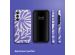 Selencia Coque arrière Vivid Samsung Galaxy A55 - Modern Bloom Sapphire Blue