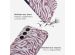 Selencia Coque arrière Vivid Samsung Galaxy A55 - Trippy Swirl Dark Rose