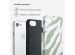 Selencia Coque arrière Vivid iPhone SE (2022 / 2020) / 8 / 7 / 6(s) - Colorful Zebra Sage Green