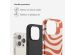 Selencia Coque arrière Vivid iPhone 14 - Dream Swirl Orange