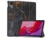 iMoshion Coque tablette Design Lenovo Tab M11 - Black Marble