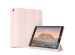 Accezz Étui de téléphone portefeuille Smart Silicone iPad 6 (2018) 9.7 pouces / iPad 5 (2017) 9.7 pouces - Rose