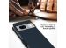 Selencia Étui de téléphone portefeuille en cuir véritable Google Pixel 8a - Bleu