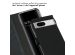 Selencia Étui de téléphone portefeuille en cuir véritable Google Pixel 8a - Noir