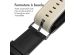 imoshion Bracelet en cuir Classique Apple Watch Series 1-9 / SE - 38/40/41 mm / Series 10 - 42 mm - Noir