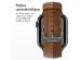 imoshion Bracelet en cuir Classique Apple Watch Series 1-9 / SE - 38/40/41 mm / Series 10 - 42 mm - Brun