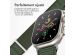 imoshion Bracelet en nylon Alpine Apple Watch Series 1-9 / SE - 38/40/41 mm / Series 10 - 42 mm - Vert