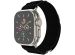 imoshion Bracelet en nylon Alpine Apple Watch Series 1-9 / SE - 38/40/41 mm / Series 10 - 42 mm - Noir