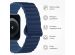 imoshion Bracelet magnétique en silicone pour l'Apple Watch Apple Watch Series 1-9 / SE - 38/40/41 mm / Series 10 - 42 mm - Bleu Foncé