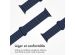 imoshion Bracelet magnétique en silicone pour l'Apple Watch Apple Watch Series 1-9 / SE - 38/40/41 mm / Series 10 - 42 mm - Bleu Foncé