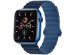 imoshion Bracelet magnétique en silicone pour l'Apple Watch Apple Watch Series 1-9 / SE - 38/40/41 mm / Series 10 - 42 mm - Bleu Foncé