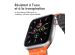 imoshion Bracelet magnétique en silicone pour l'Apple Watch Apple Watch Series 1-9 / SE - 38/40/41 mm / Series 10 - 42 mm - Orange / Noir