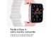 imoshion Bracelet magnétique en silicone pour l'Apple Watch Apple Watch Series 1-9 / SE - 38/40/41 mm / Series 10 - 42 mm - Rose / Blanc