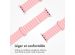 imoshion Bracelet magnétique en silicone pour l'Apple Watch Apple Watch Series 1-9 / SE - 38/40/41 mm / Series 10 - 42 mm - Rose / Blanc