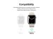 Ringke Style de lunette Apple Watch Series 7 / 8 / 9 - 45 mm - Hairline Plain Black