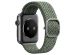 Uniq Bracelet tressé Aspen Apple Watch 1-9 / SE - 38/40/41 mm / Series 10 - 42 mm - Vert Cyprès