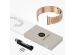 Selencia Bracelet Metallique Jubilee pour l'Apple Watch Series 1-9 / SE - 38/40/41 mm / Series 10 - 42 mm - Rose Dorée