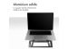 Accezz Origami Laptop Stand - Support pour ordinateur portable - Réglable et pliable - Universel - Gris foncé