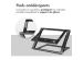 Accezz Origami Laptop Stand - Support pour ordinateur portable - Réglable et pliable - Universel - Gris foncé