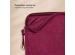 Selencia Pochette ordinateur Corduroy 13-14 pouces - Dark Rose