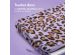 imoshion Pochette ordinateur Fluffy 15-16 pouces - Leopard Lilac