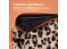 imoshion Pochette ordinateur Fluffy 13-14 pouces - Leopard Orange