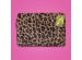 imoshion Pochette ordinateur Fluffy 15-16 pouces - Leopard Pink