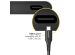 Accezz Câble USB-C vers USB-C Samsung Galaxy A14 (4G) - 0,2 mètres - Noir