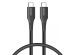 Accezz Câble USB-C vers USB-C Samsung Galaxy A41 - 0,2 mètres - Noir