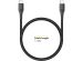 Accezz Câble USB-C vers USB-C Samsung Galaxy A54 (5G) - 1 mètre - Noir