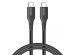 Accezz Câble USB-C vers USB-C Samsung Galaxy A21s - 1 mètre - Noir