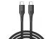 Accezz Câble USB-C vers USB-C Samsung Galaxy A52 (4G) - 2 mètres - Noir