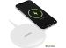 Accezz Chargeur sans fil Qi Soft Touch iPhone 15 Pro - Chargeur sans fil - 10 Watt - Blanc