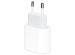 Apple Adaptateur secteur USB-C original iPhone 8 - Chargeur - Connexion USB-C - 20W - Blanc