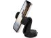 Accezz Support de téléphone pour voiture Samsung Galaxy S23 Plus - Réglable - Universel - Tableau de bord et pare-brise - Noir