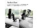 Accezz Support de téléphone de voiture Samsung Galaxy A54 (5G) - Chargeur sans fil - Tableau de bord et pare-brise - Noir