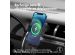 Accezz Support de téléphone pour voiture iPhone 12 - Chargeur sans fil - Grille d'aération - Noir