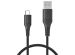 iMoshion Braided USB-C vers câble USB Samsung Galaxy S22 Plus - 1 mètre - Noir