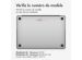 Selencia Coque Paillettes MacBook Air 13 pouces (2022) / Air 13 pouces (2024) M3 chip - A2681 / A3113 - Transparent